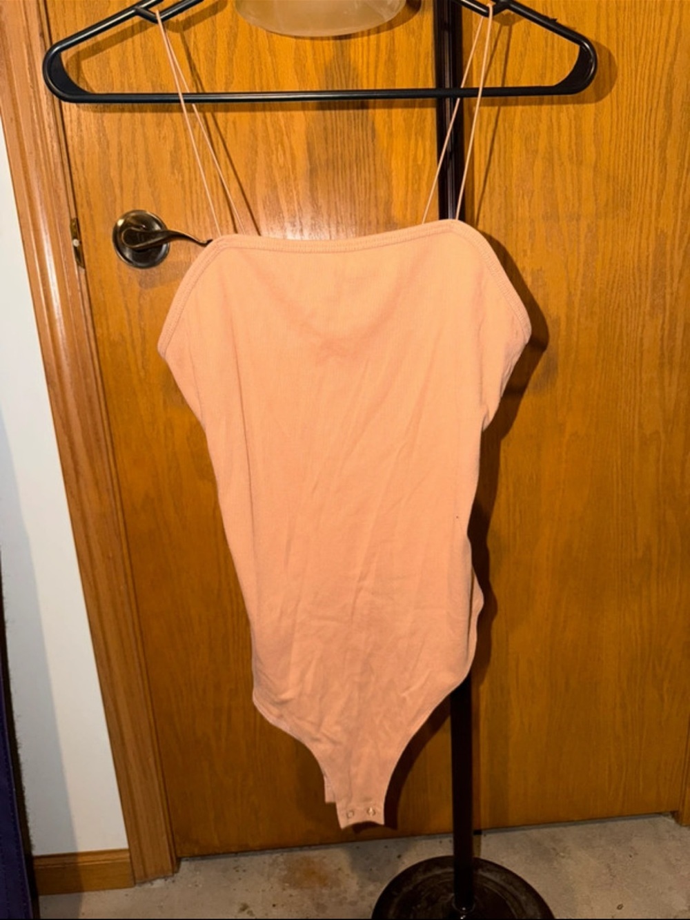 wild fable Peach Spaghetti-Strap One-Piece Bodysuit